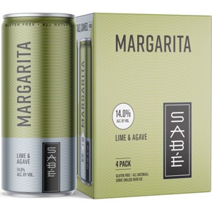 SABÉ Margarita Cocktail - 4pk/250ml Cans : Target