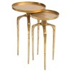 Zuo Como Accent Table Set Antique Gold - 2 of 4