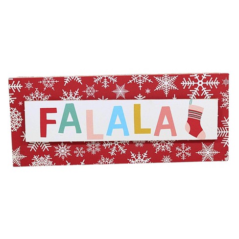 Ganz 3.75 In Rectangle Holiday Message Block Christmas Free Standing Box Signs - image 1 of 3