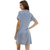 Derek Heart Woman's Lushluxe 36" Notched Collar Nightgown (Juniors & Women) - 3 of 4