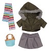 New Adventures Style Girls: 18" Doll Outfit - Jacket W/ Scarf - 2 of 4