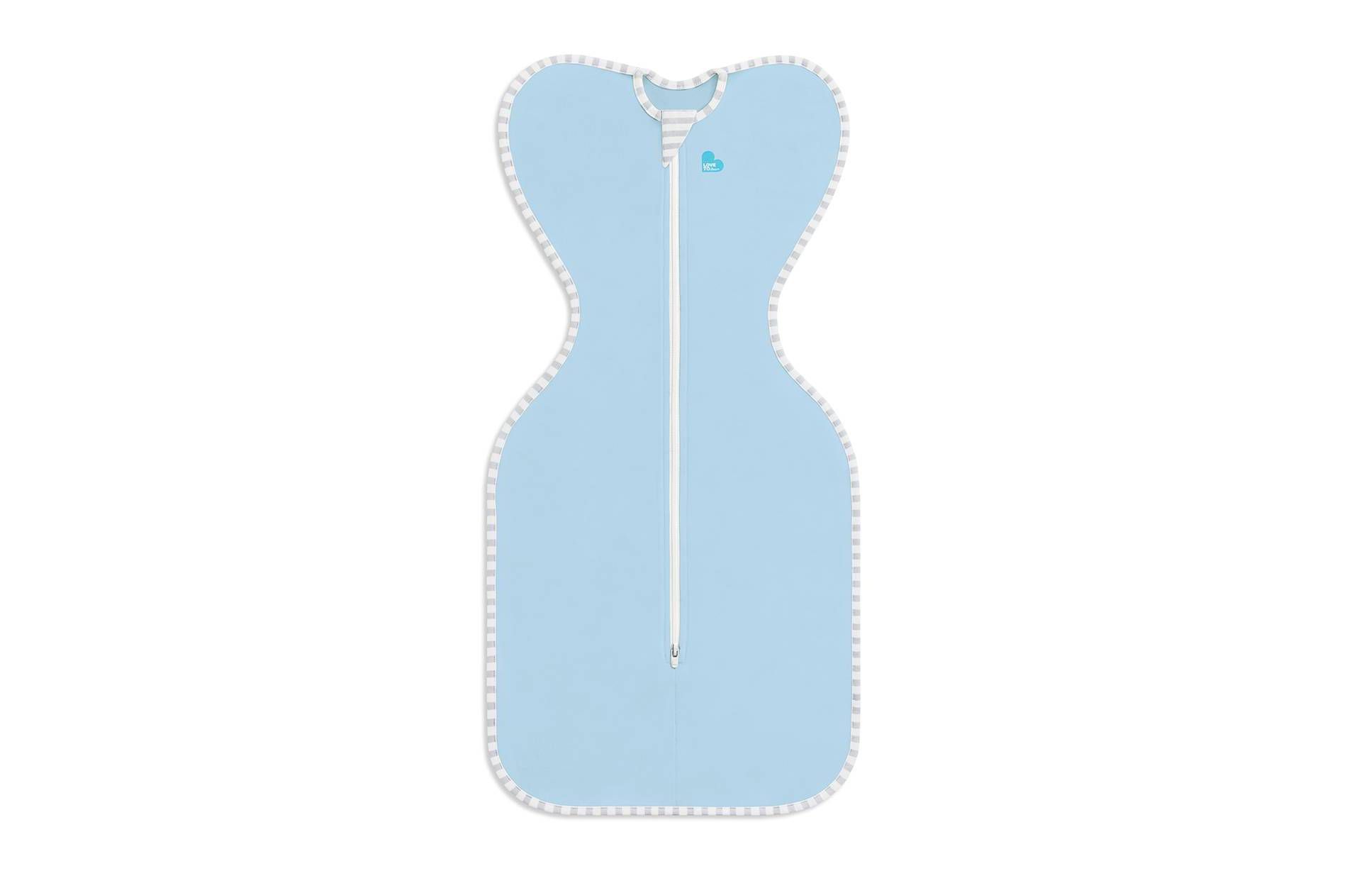 Love to Dream Swaddle Up Lite Sleep Sack - Cotton 0.2 TOG - Light Blue - NB