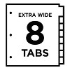 Avery Insertable Big Tab Dividers 8-Tab 11 1/8 x 9 1/4 11223 - 3 of 4