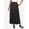 Roaman's Women's Plus Size Ultrasmooth Fabric Maxi Skirt - 3 of 4