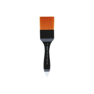Creative Mark Beste Golden Taklon Ocean Wash, 2" Artist Paint Brush, Professional Watercolor Brushes, For Acrylic Painting, Short Handle, Sharp Edges, - 1 of 4