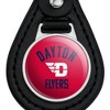 University of Dayton Official Logo Black Leather Keychain - 3 of 4