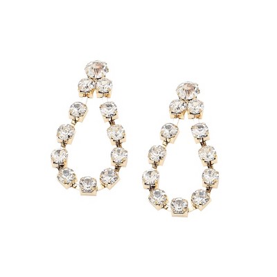 SOHI Women's Multicolour Teardrop Drop Earrings