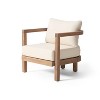 Christopher Knight Home Wichita Outdoor Acacia Club Chair with Cushions Brown/Beige - 4 of 4