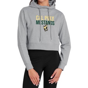 California Polytechnic State University Stacked Cropped Hoodie Pullover Sweatshirt - 1 of 4