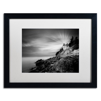 Bass Harbor Lighthouse Black Framed Landscape Photography Print