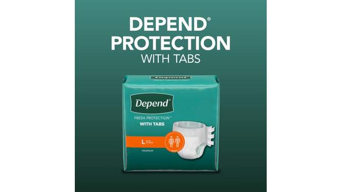 Depend Unisex Incontinence Protection with Tabs Underwear - Maximum Absorbency, 2 of 12, play video