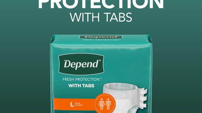 Depend Unisex Incontinence Protection with Tabs Underwear - Maximum Absorbency, 2 of 12, play video