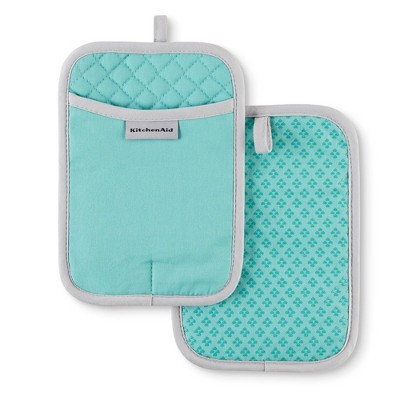 KitchenAid Asteroid Rectangle Pot Holder 2-Pack Set, 7"x10"