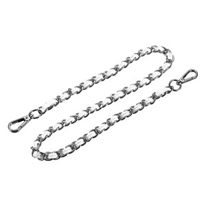Unique Bargains Metal Corrosion-Resistant PU Leather Purse Flat Chain Straps - 1 of 3