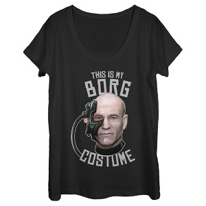 Women's Star Trek: The Next Generation This is My Borg Costume Scoop Neck - 1 of 4