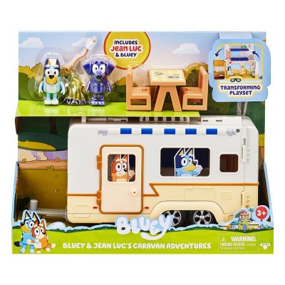 target bluey caravan