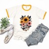 Simply Sage Market Sunflower Garden Ringer Tee - 3 of 4