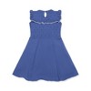 Hope & Henry Girls' Sleeveless Ruffle Yoke Sweater Dress, Infant - 3 of 4