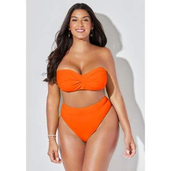 Fantasie Women's Beach Waves Bandeau Bikini Top - Fs502210 34ff Clementina  : Target