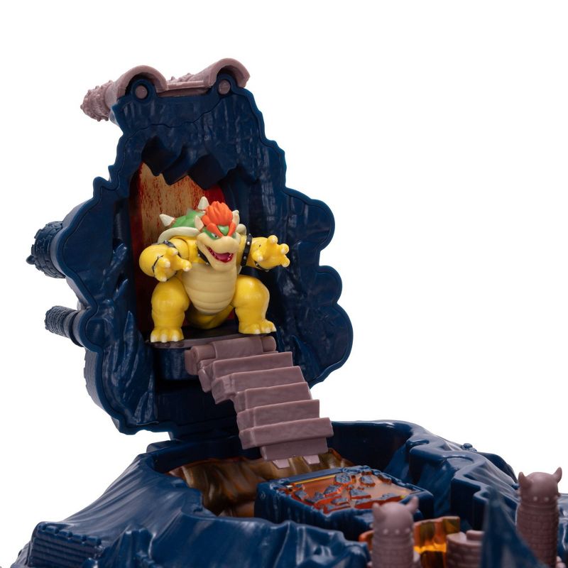 Nintendo The Super Mario Bros. Movie Bowser&#39;s Island Castle Action Figure Playset, 4 of 12