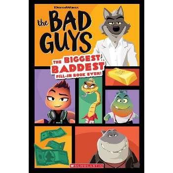 The Bad Guys Movie Fill-Ins Book - by  Scholastic (Paperback)
