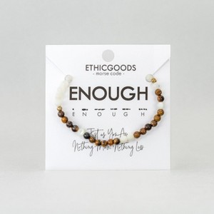 ETHIC GOODS Women's 4mm Morse Code Bracelet - 1 of 4