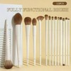 15Pcs Labeled Makeup Brush Set - Synthetic Foundation, Powder, Contour, Blush, Concealer, Eye Shadow, Eyeliner Blending Brushes - 2 of 4