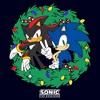 Juniors Sonic the Hedgehog Christmas Wreath Poses T Shirt - 2 of 4