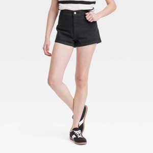 Women's High-Rise Sailor Jean Shorts - Universal Thread™ - 1 of 3