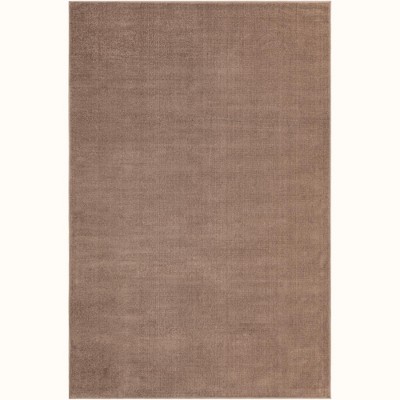 Light Brown SoHo Collection 5' x 8' Flat Woven Synthetic Rug