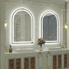 Apmir Super Bright 192 LEDs/m LED Lighted Anti-Fog Tempered Glass Arched Bathroom/Vanity Mirror with ETL & 3-Year Warranty - 4 of 4