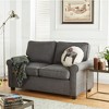 DOMETOUR Loveseat Sofa Sleeper Body-Grey - 4 of 4
