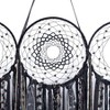 Aoibox Triple Moon Goddess Macrame Wall Hanging, Wicca Crescent Dream Catcher for Witch Home, Dreamcatcher for Bedroom Decor - 2 of 4