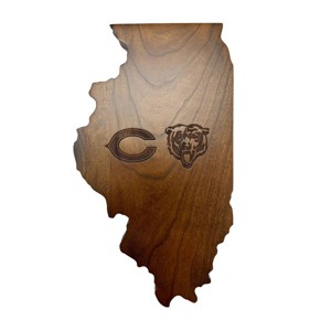 NFL Chicago Bears Wooden Magnetic Keyholder - 1 of 4