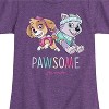 Girls' - Paw Patrol - Skye and Everest Pawsome Friends Fitted Short Sleeve Graphic T-Shirt - 2 of 4