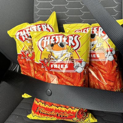 Chester's Corn Snacks, Flamin' Hot Flavored, Fries - 12 oz