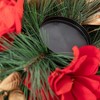 10.5"H Sullivans Artificial Christmas Magnolia Pomegranate Centerpiece, Green-Red, Indoor Christmas Decor - 4 of 4