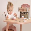 Robotime Dollhouses Wooden Toy Coffee Maker Espresso Machine Playset, Toddler Pretend Play Kitchen Accessories, Pink, 13.39"*5.91"*12.2" - 3 of 4