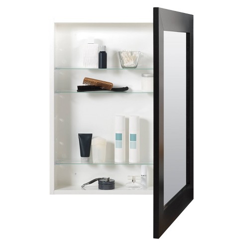 Costway Mirrored Medicine Cabinet Wall-mounted Bathroom Storage Organizer W/ shelf Grey : Target