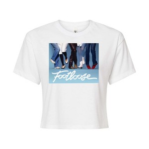 Women's - Footloose - Shoes Don't Matter Cropped Graphic T-Shirt - 1 of 4