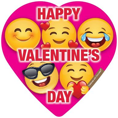 Elmer Valentine's Social Media Chocolate Candy Heart Box - 2oz (Packaging May Vary)
