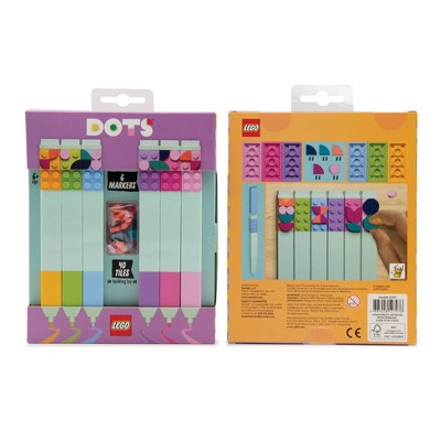 Lego 6pk Fine Line Dots Markers Target