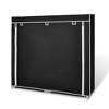 vidaXL Shoe Rack Black Powder-coated steel, Polyethylene fabric - Black - 4 of 4