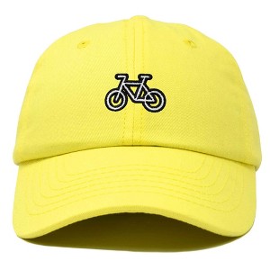 Dalix Bike Embroidered Bicycle Cotton Baseball Cap Adjustable Dad Hat Mens - 1 of 4