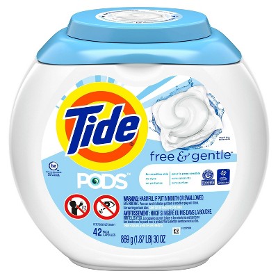 Tide Pods Laundry Detergent Pacs - Free & Gentle : Target