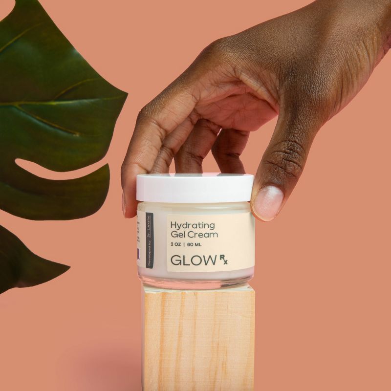 GlowRx Skincare Hydrating Gel Cream Face Moisturizer - 1oz, 3 of 5