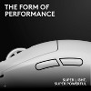 Logitech G PRO X SUPERLIGHT 2 Wireless Gaming Mouse, 60g Pro-Grade, 44k DPI Sensor, 8kHz Report Rate, USB-C Charging for PC/Mac - White - 2 of 4