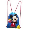 Disney Mickey and Minnie Mouse Drawstring Backpacks Plus Lanyards with Detachable Coin Purse and Autograph Books (Set of 6) (Dark Blue - Dark Blue) - 2 of 4