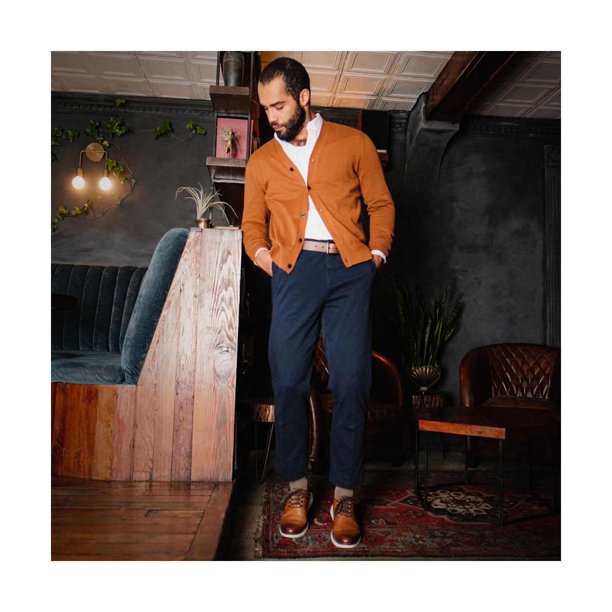 Dockers Mens Callum Leather Casual Lace Up Oxford - thumbnail 8