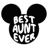 Women's Mickey & Friends Best Aunt Ever Mouse Ears T-Shirt - image 2 of 4